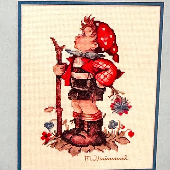 Hummel Cross Stitch Patterns "The Hikers" (Off to Town & The Little Hiker) - Picture 4 of 11
